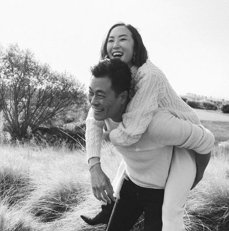 Allen Chen with his then-wife Chriselle Lim.